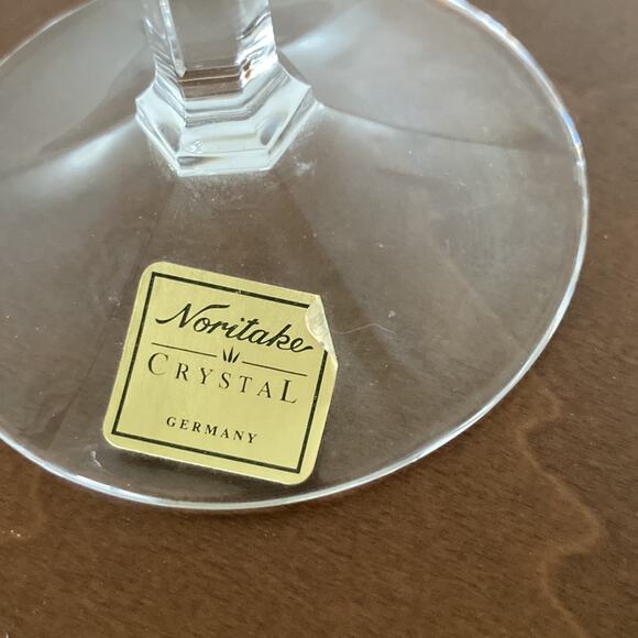 Noritake Crystal Candlestick Holders, Set of 2 - Picture 3 of 7